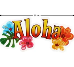 Decorazione hawaiana per feste (aloha) 55 cm