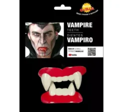Denti o dentiera da vampiro per Halloween