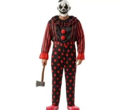 Diabolico costume da clown per un uomo