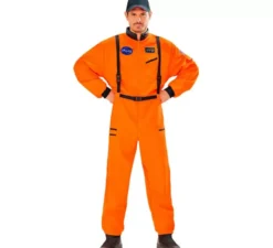 distintivo da astronauta arancione da uomo