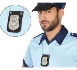 Distintivo della polizia appeso