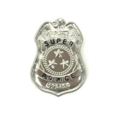Distintivo della polizia super argento Polizia Stradale