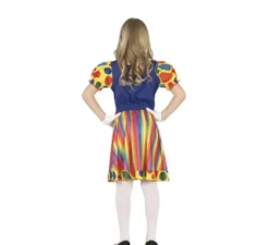 Divertente costume da clown per bambina