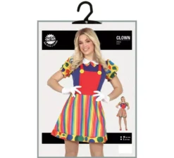 Divertente costume da clown per donna