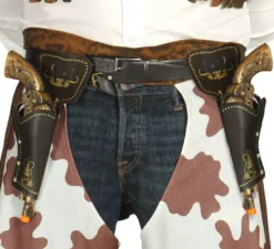Doppia fondina con pistole di 29 cm