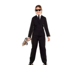 Doppio costume da uomo nero e alieno per bambino