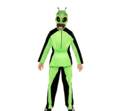 Doppio costume da uomo nero e alieno per bambino