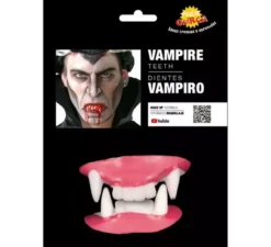 Dracula o denti da vampiro per Halloween