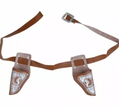 Due fondine con pistole da cowboy da 20 cm