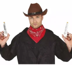 Due pistole corte da cowboy da 20 cm