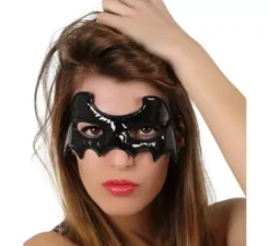 Effetto bagnato bagnato maschera nera pipistrello