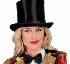 Elegante cappello a cilindro nero o cilindro