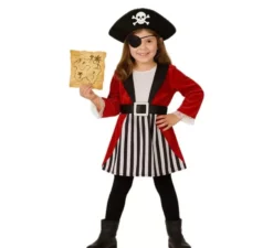 Elegante costume corsaro per bambina