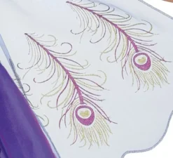 Elegante costume da pavone blu per bambina