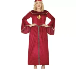 Elegante costume da principessa medievale per donna