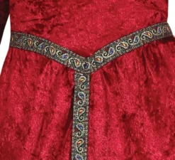 Elegante costume da principessa medievale per donna