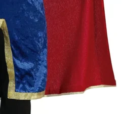 Elegante costume da Re Medievale con mantello per bambino
