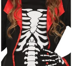 Elegante costume da scheletro per bambina