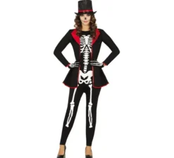 Elegante costume da scheletro per donna
