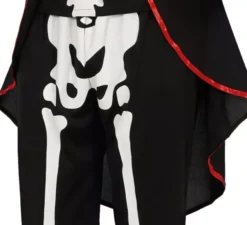 Elegante costume da scheletro per uomo
