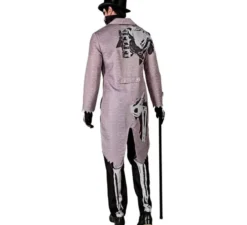 Elegante costume da scheletro per uomo