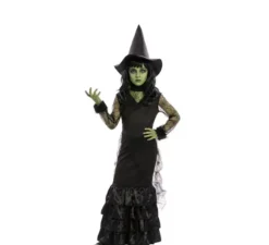 Elegante costume da strega per bambine