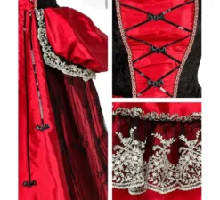 Elegante costume da vampira per donna