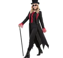 Elegante costume da vampiro per donna