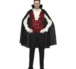 Elegante costume da vampiro per uomo