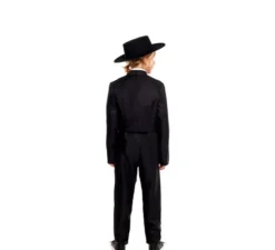 Elegante costume di Cordovan nero per bambino