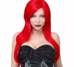Elegante parrucca rossa