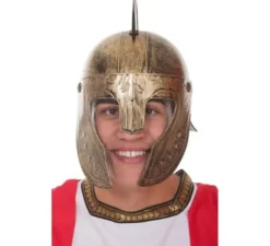 Elmo centurione romano d'oro