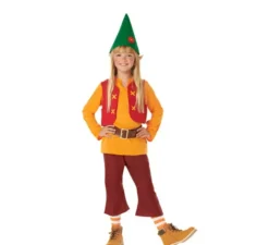 Enanito costume della Arancione Foresta bambini