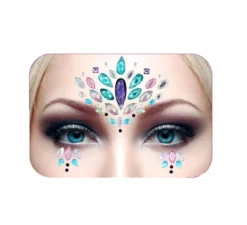 Facial Jewels gocce blu brillante e lilla