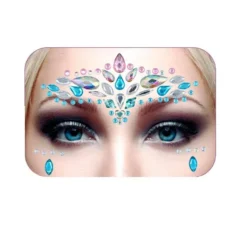 Facial Jewels gocce blu brillante e lilla