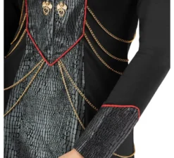 Famoso costume da principessa drago scuro per donna