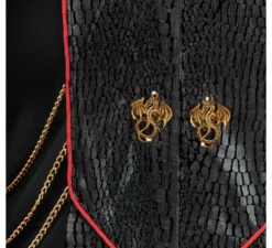 Famoso costume da principessa drago scuro per donna