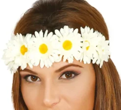 Fascia con fiori bianchi