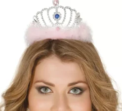 Fascia d'argento con piume
