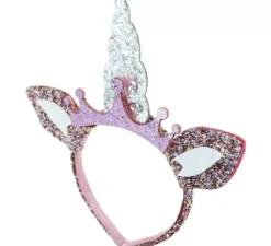 Fascia glitterata con unicorno