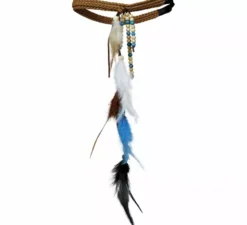 Fascia indiana per adulti con piume