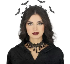 Fascia per capelli a forma di pipistrello