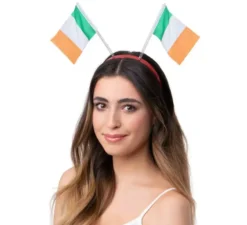 Fascia per capelli con bandiera del giorno di San Patrizio per adulti