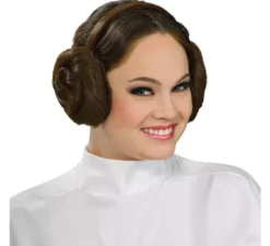 Fascia per capelli con paraorecchie con fiocchi della Principessa Leia di Star Wars