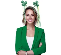 Fascia per capelli con trifoglio per il giorno di San Patrizio