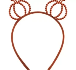 Fascia per capelli con zucche e pietre arancioni