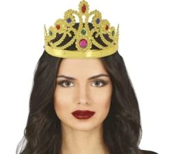 Fascia per capelli regolabile corona o oro