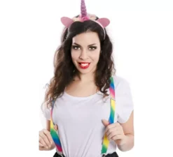 Fascia per unicorno rosa infantile