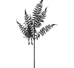 Felce artificiale nera da 60 cm