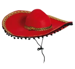 Felt Mexican Hat Red